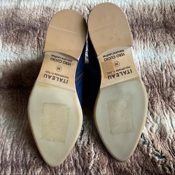 Italeau Florence Bootie Denim Suede - Picture 9 of 10